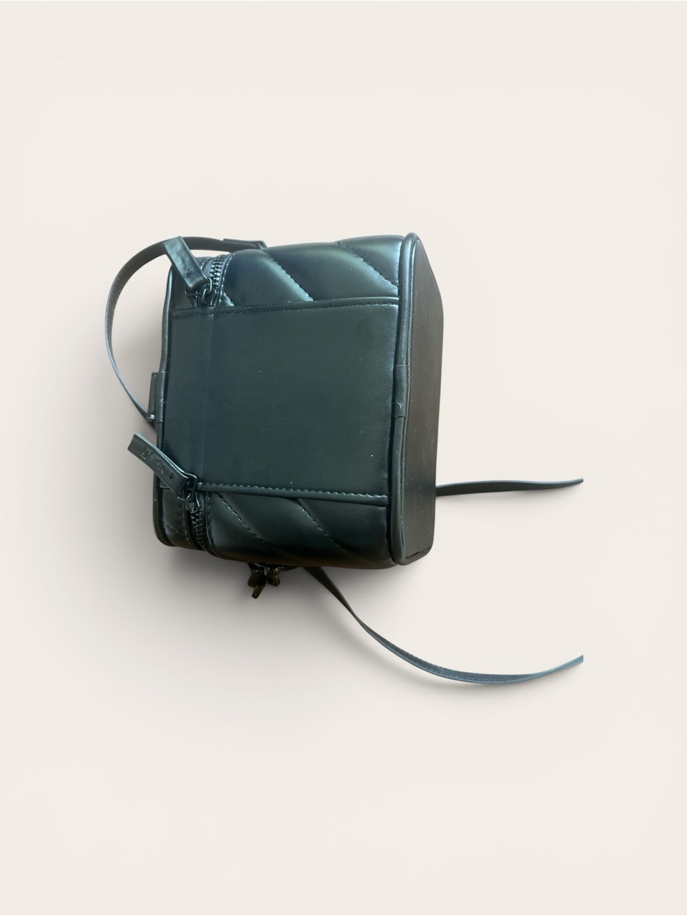Saint Laurent Black Quilted vegan  Mini Crossbody with Chain Handle - Picture 4 of 6